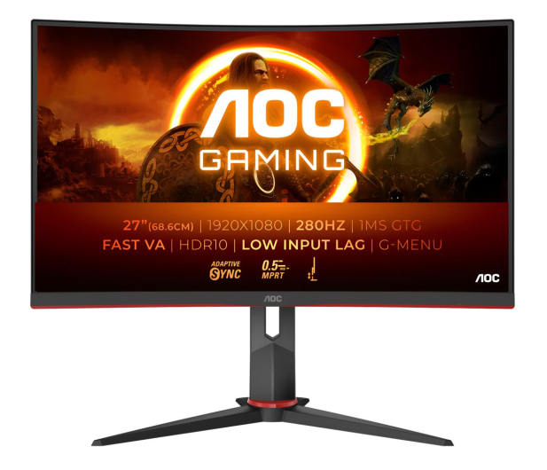 AOC 27''  C27G2Z3  C27G2Z3/BK Czarny, Czerwony - 1275662 - zdjęcie 4